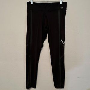 Pink by VS Soft Ultimate High Waist Full Length Leggings in Black Size Large
